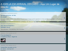 Tablet Screenshot of igrejaemarraialdocabo.blogspot.com