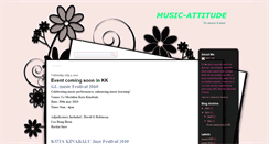 Desktop Screenshot of music-attitude.blogspot.com