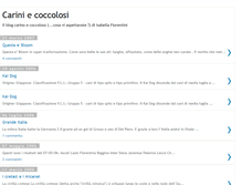Tablet Screenshot of cariniecoccolosi.blogspot.com