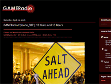 Tablet Screenshot of gameradioblog.blogspot.com