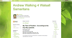 Desktop Screenshot of andrewwalking4walsallsamaritans.blogspot.com