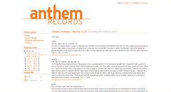 Desktop Screenshot of anthemrecordsinc.blogspot.com