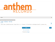 Tablet Screenshot of anthemrecordsinc.blogspot.com