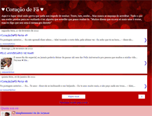 Tablet Screenshot of coracaodefan.blogspot.com
