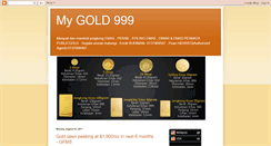 Desktop Screenshot of mygold999.blogspot.com