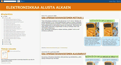 Desktop Screenshot of elektroniikkaaalustaalkaen.blogspot.com