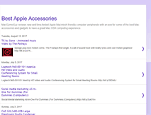 Tablet Screenshot of best-mac-accessories.blogspot.com