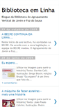 Mobile Screenshot of bibliotecaemlinha.blogspot.com