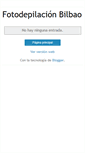 Mobile Screenshot of fotodepilacionbilbao.blogspot.com
