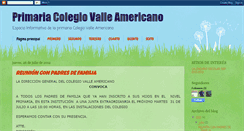 Desktop Screenshot of primariacolegiovalleamericano.blogspot.com