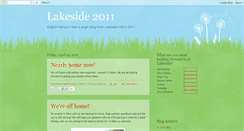 Desktop Screenshot of lakeside2011.blogspot.com