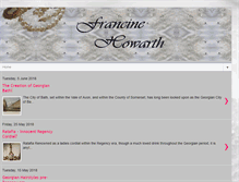 Tablet Screenshot of francinehowarth.blogspot.com