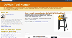 Desktop Screenshot of dewalt-tool-hunter.blogspot.com