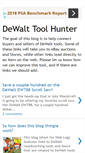 Mobile Screenshot of dewalt-tool-hunter.blogspot.com