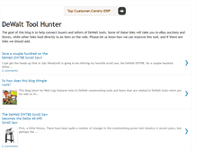 Tablet Screenshot of dewalt-tool-hunter.blogspot.com