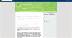 Desktop Screenshot of freightexpress.blogspot.com