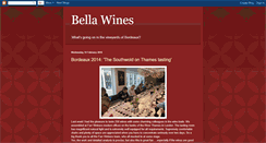 Desktop Screenshot of bellawines.blogspot.com