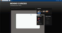 Desktop Screenshot of meninocurioso.blogspot.com