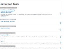 Tablet Screenshot of mayalestariroom.blogspot.com