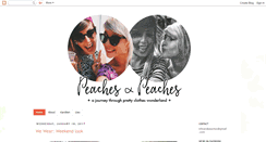 Desktop Screenshot of peachesandpeaches.blogspot.com