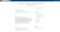 Desktop Screenshot of lepantoleague.blogspot.com