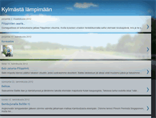 Tablet Screenshot of kylmastalampimaan.blogspot.com