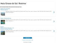 Tablet Screenshot of matogrossodosulroteiros.blogspot.com