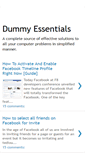 Mobile Screenshot of dummy-essentials.blogspot.com
