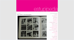 Desktop Screenshot of estupipedia.blogspot.com