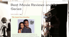 Desktop Screenshot of bestmoviereviewsandtvseries.blogspot.com