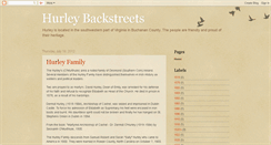 Desktop Screenshot of hurleybackstreets.blogspot.com