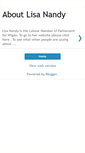 Mobile Screenshot of aboutlisanandy.blogspot.com