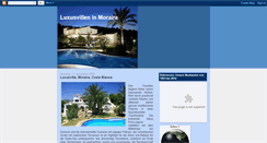 Desktop Screenshot of moraira-luxusvillen.blogspot.com