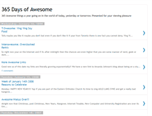 Tablet Screenshot of daysofawesome.blogspot.com