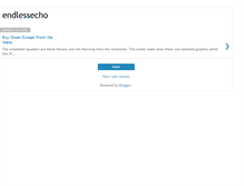 Tablet Screenshot of endlessecho.blogspot.com