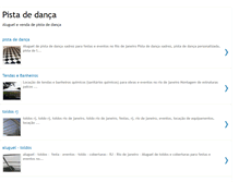 Tablet Screenshot of pista-de-danca.blogspot.com