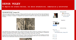 Desktop Screenshot of deporvoley.blogspot.com