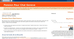 Desktop Screenshot of pensionpourchatgeneve.blogspot.com