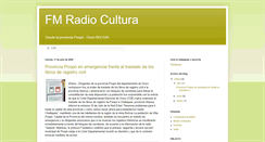 Desktop Screenshot of fmradiocultura.blogspot.com