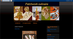 Desktop Screenshot of patchworkculinaire.blogspot.com