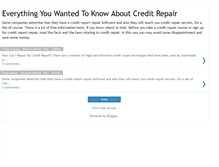 Tablet Screenshot of creditrepairsoft.blogspot.com