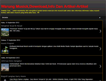 Tablet Screenshot of musickvideojadul.blogspot.com