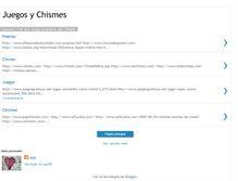 Tablet Screenshot of juegosychismesdejuly.blogspot.com