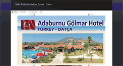 Desktop Screenshot of hoteladaburnugolmar.blogspot.com