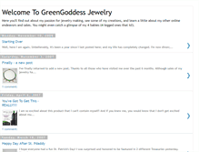 Tablet Screenshot of greengoddessjewelry.blogspot.com