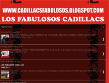 Tablet Screenshot of cadillacsfabulosos.blogspot.com