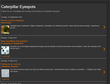 Tablet Screenshot of caterpillar-eyespots.blogspot.com