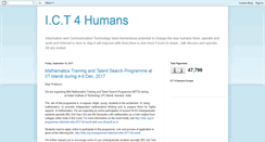 Desktop Screenshot of ict4humans.blogspot.com