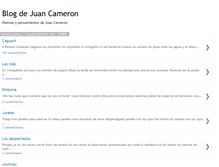 Tablet Screenshot of juancameron.blogspot.com