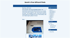 Desktop Screenshot of gimmethatfreegiftcard.blogspot.com